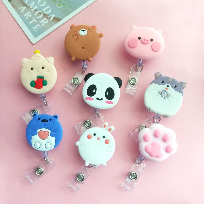 Kawaii Tech Accessories - Катушки для значков с изображением панды,