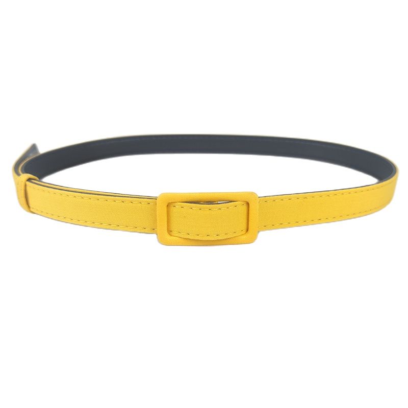 Tech Wear Accessories - Простой желтый декоративный пояс, эластичный модный