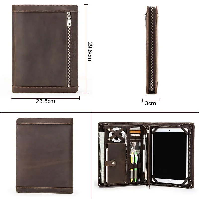 Tech Accessories For Ipad - Кожаная сумка-органайзер для планшета и телефона