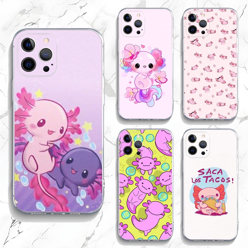 Tech Accessories Apple - Симпатичный Axolotl чехол для телефона iPhone