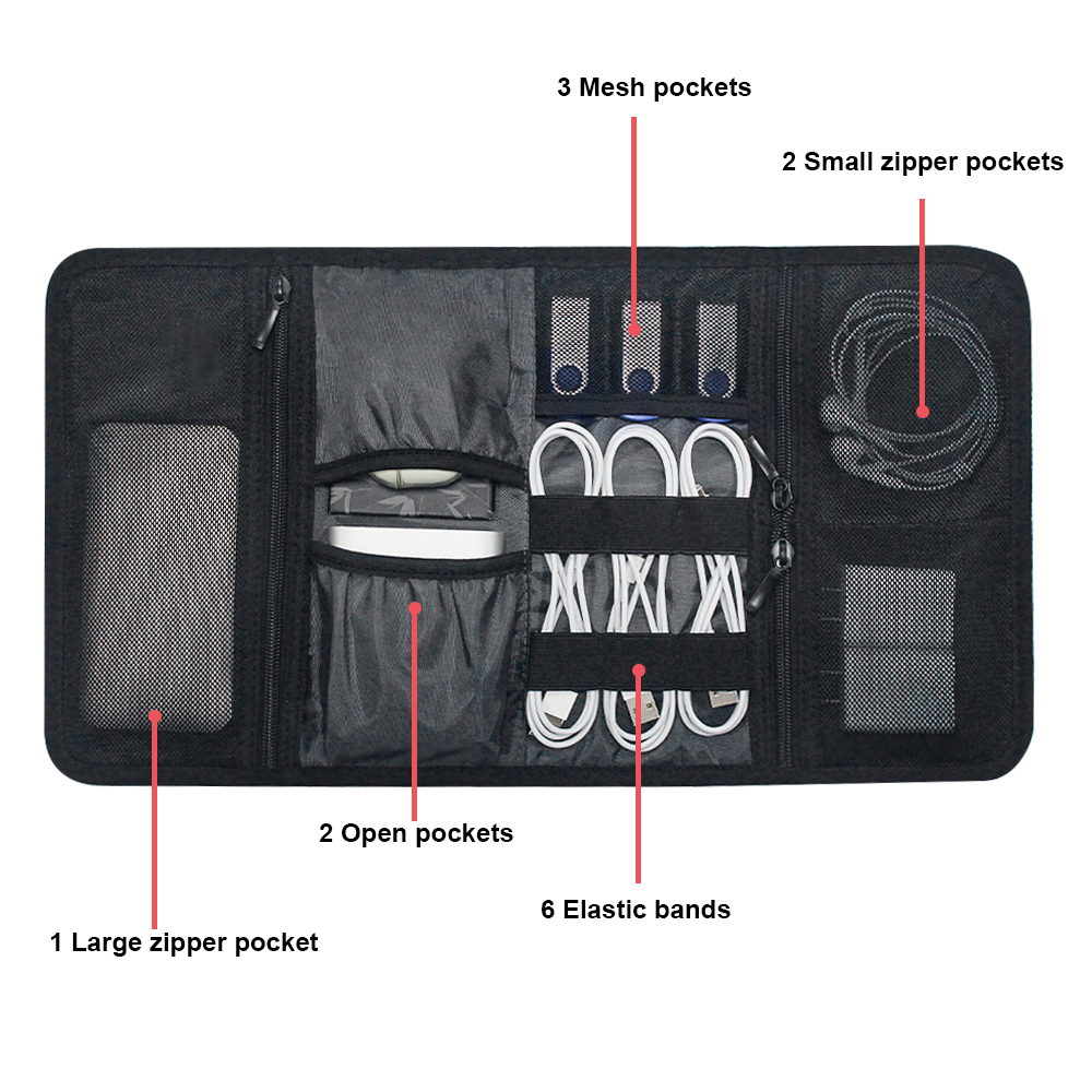Сумка-органайзер для техники,  – обзор и цена Tech Accessories Organizer Pouch